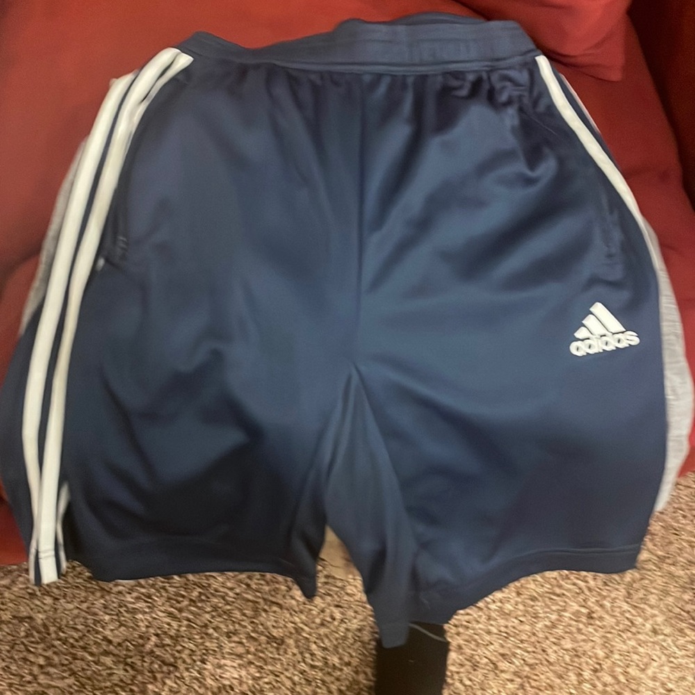 Navy blue men’s adidas shorts